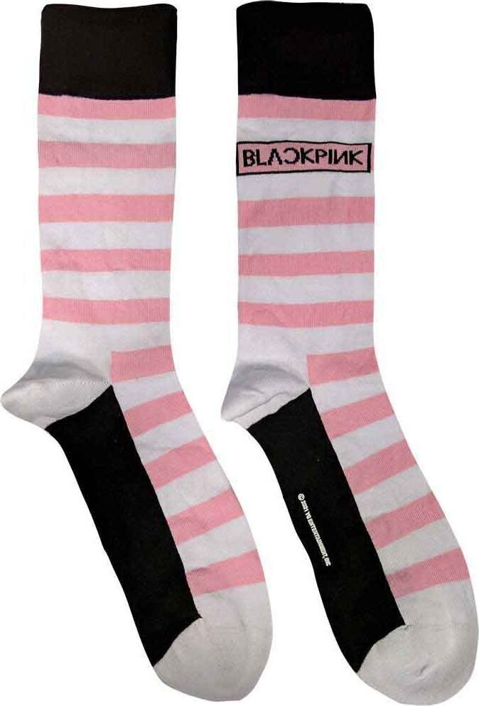 Socks Blackpink Socks Stripes & Logo White 40-45