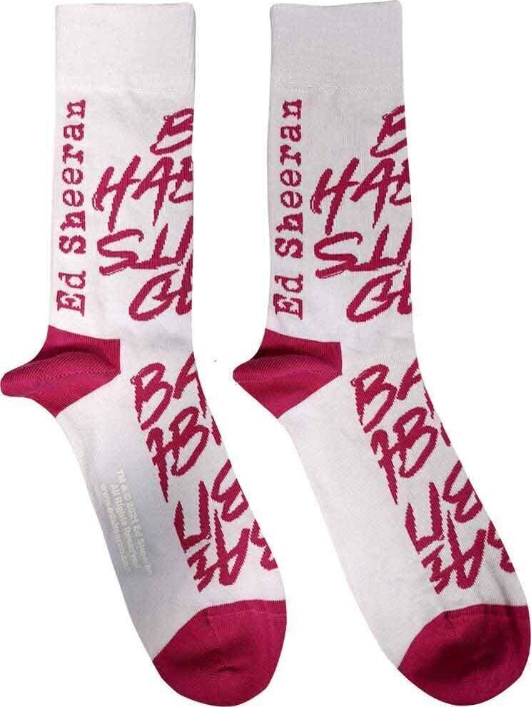 Șosete Ed Sheeran Bad Habits White 40-45 Șosete