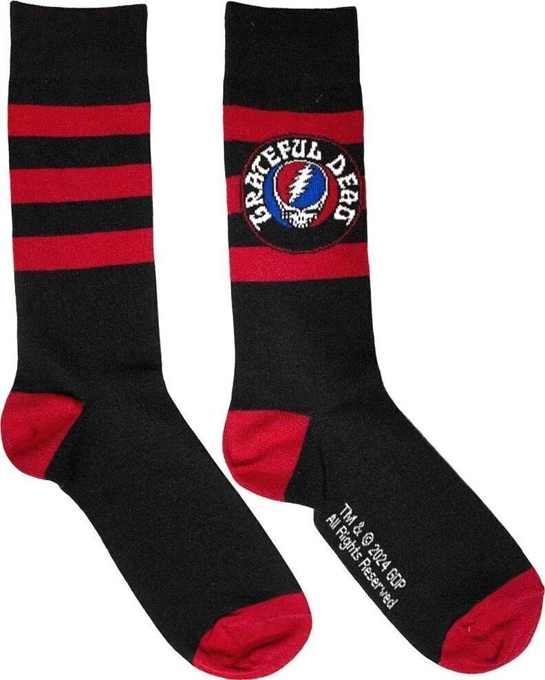 Șosete Grateful Dead Steal Your Face Logo Black 39-45 Șosete