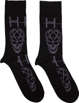 Ponožky HIM Ponožky Heartagram Skull Black 40-45 - 1