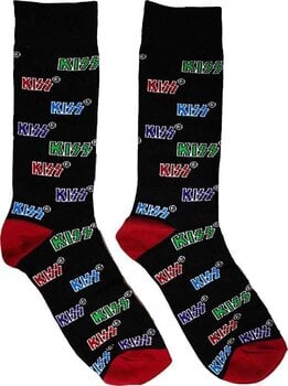 Sukat Kiss Sukat Coloured Logos Pattern Black 39-45 - 1