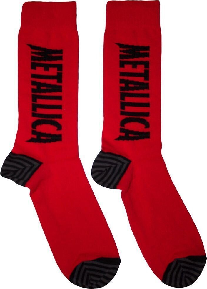 Čarape Metallica Čarape Stressed Logo Red 39-45