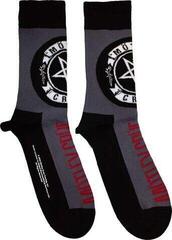 Чорапи Motley Crue Чорапи Pentagram Circle Charcoal Grey 40-45