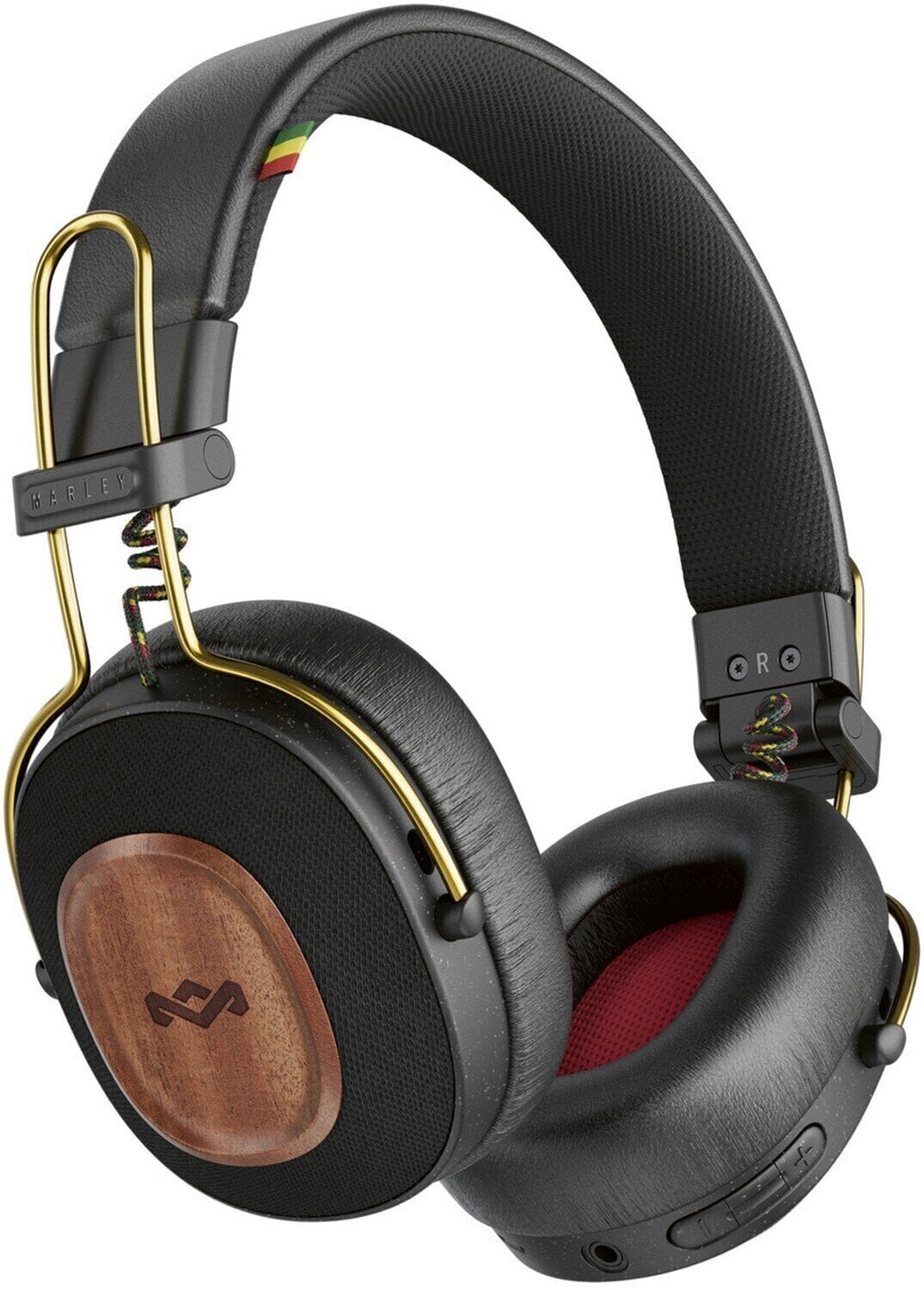 Wireless On-ear headphones House of Marley Positive Vibration Riddim Rasta Wireless On-ear headphones