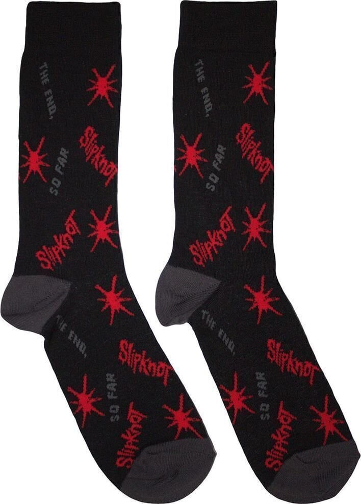 Slipknot Ponožky All Over Print Splat The End, So Far Black 39-45