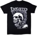 The Exploited Mohican Skull Black XL T-särk