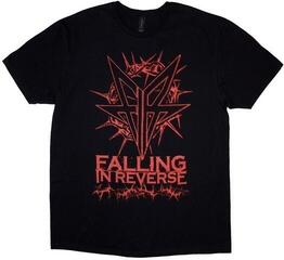Camiseta de manga corta Falling in Reverse Thorns Unisex Camiseta de manga corta/Black/Short