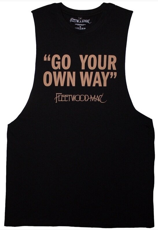 T-shirt Fleetwood Mac Go Your Own Way Black M T-shirt