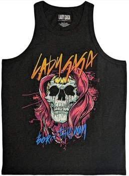 Košulja Lady Gaga Skull Charcoal Grey M Košulja - 1
