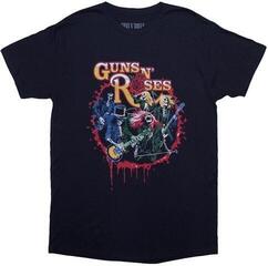 T-Shirt Guns N' Roses Was Here Unisex Short Sleeve T-Shirt/Navy Blue/Short