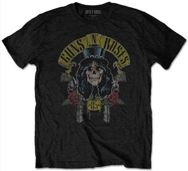 T-shirt Guns N' Roses Slash 85 Black XL T-shirt