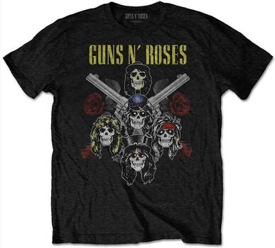 T-shirt Guns N' Roses Pistols & Roses Black S T-shirt - 1
