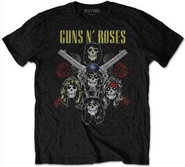 T-Shirt Guns N' Roses Pistols & Roses Unisex Short Sleeve T-Shirt/Black/Short