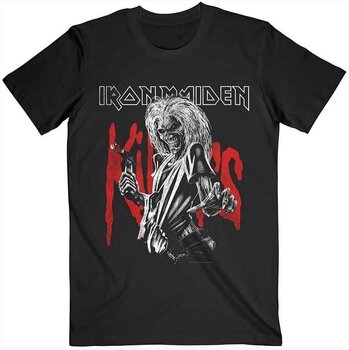 T-shirt Iron Maiden Killers Eddie Large Graphic Distress Black L T-shirt - 1