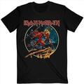 Iron Maiden Number Of The Beast Run To The Hills Circular Black L Tricou