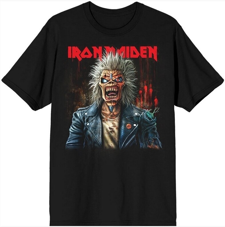T-shirt Iron Maiden Est. 1975 Eddie Scream Portrait Black L T-shirt