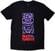 T-särk Iron Maiden Est. 1975 Stamp Logo Purple Black S T-särk