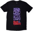 Iron Maiden Est. 1975 Stamp Logo Purple Black L T-särk