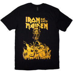 Πουκάμισο Iron Maiden Est. 1975 Holy Smoke Jumbo Yellow Black 2XL Πουκάμισο