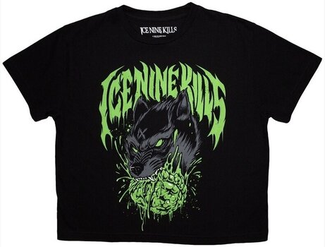 T-shirt Ice Nine Kills Wolf Black S Feminino T-shirt - 1