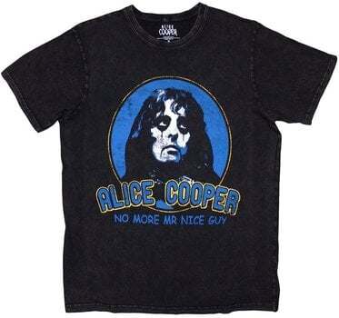 T-shirt Alice Cooper No More Mr Nice Guy Stone Wash Black M T-shirt - 1