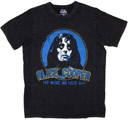 T-särk Alice Cooper No More Mr Nice Guy Stone Wash Unisex Lühikeste varrukatega T-särk/Black/Short