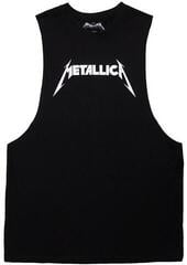 T-särk Metallica Logo Unisex Tank Top (Vest)/Black/Sleeveless