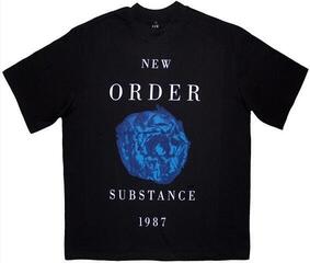 Shirt New Order Substance 1987 Unisex Oversize-T-shirt met korte mouwen/Black/Kort