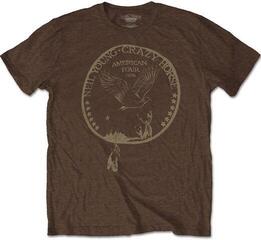T-Shirt Neil Young T-Shirt Tour '76 Seal Unisex Brown 2XL