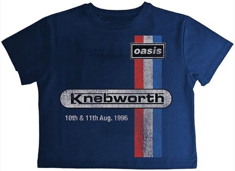 T-shirt Oasis Knebworth '96 Navy Blue M Feminino T-shirt - 1