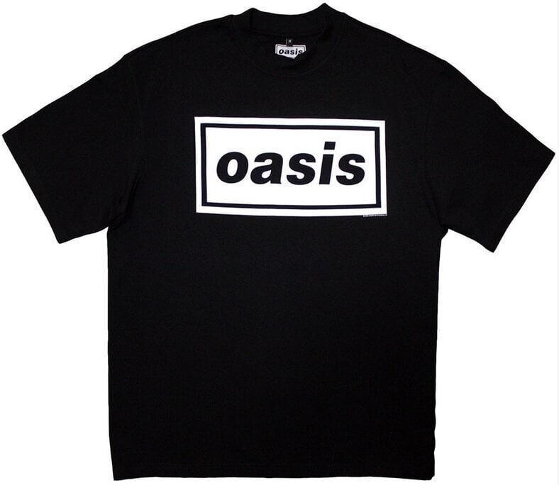 T-shirt Oasis Decca Logo Black XL T-shirt
