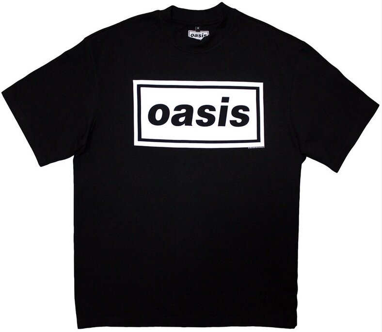 Tricou Oasis Decca Logo Black 2XL Tricou