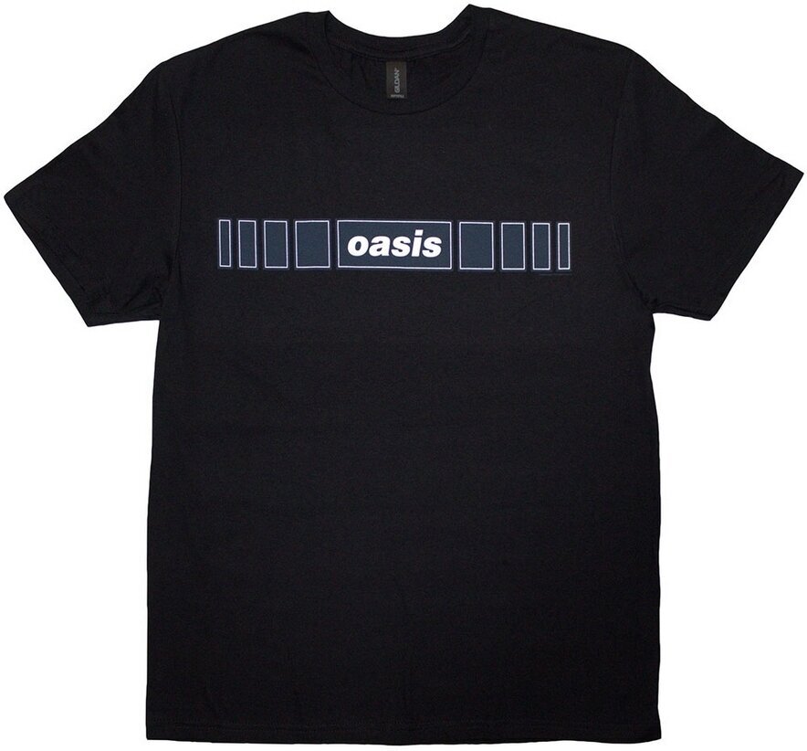 Πουκάμισο Oasis Horizontal Bars Logo Black XL Πουκάμισο