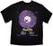 T-Shirt Prince Purple Rain Disc Oversized Black XL T-Shirt