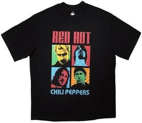 T-shirt Red Hot Chili Peppers Portrait Photos Oversized Unisex Oversize-T-shirt de manga curta/Black/Curto
