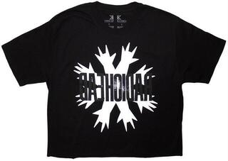 Majica Radiohead Cut Hands Ladies Crop Top-Majica s kratkimi rokavi/Black/Kratki