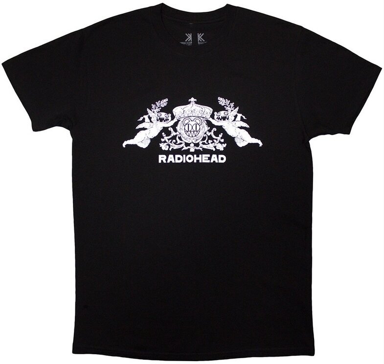 T-shirt Radiohead Bearhead Crest Black S T-shirt