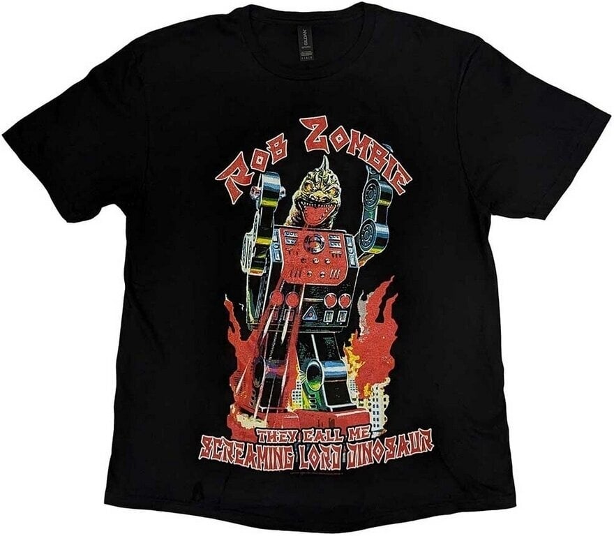 Tricou Rob Zombie Lord Dinosaur Black L Tricou