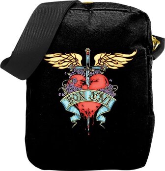 Music bag Bon Jovi Dagger Torba preko tela Black - 1