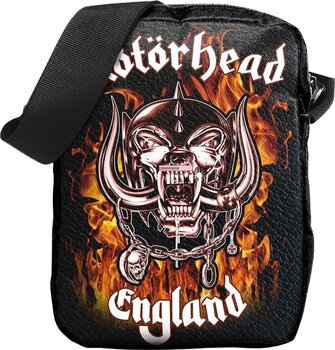Music bag Motörhead England Fire Crossbody Bag Black - 1