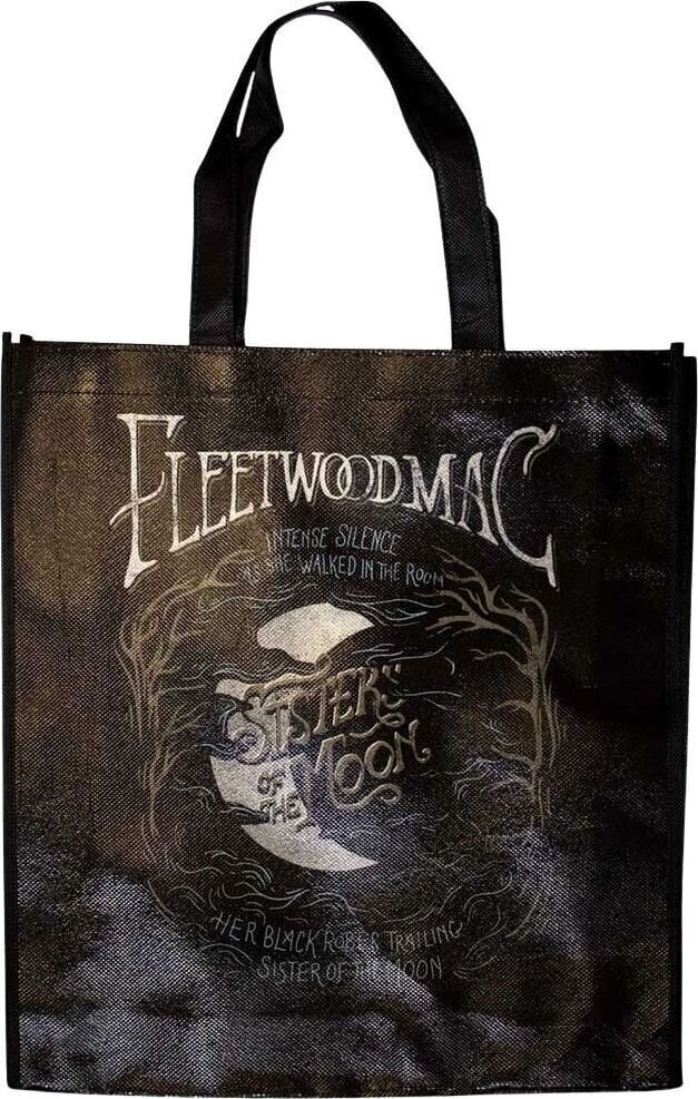 Muzikos krepšys Fleetwood Mac Sisters Of The Moon Eco Shopper Black