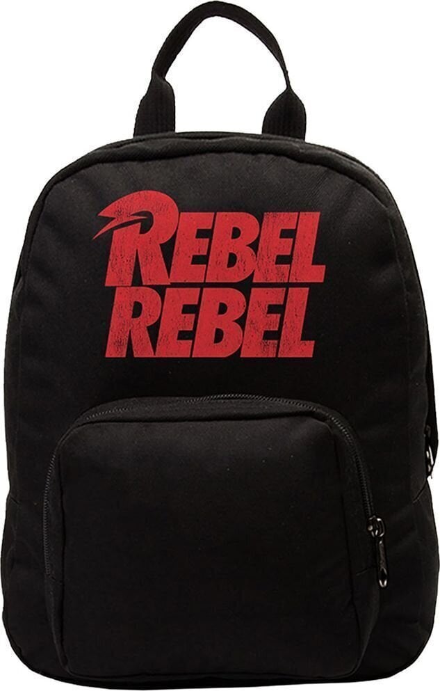 Music bag David Bowie Rebel Ранац Black