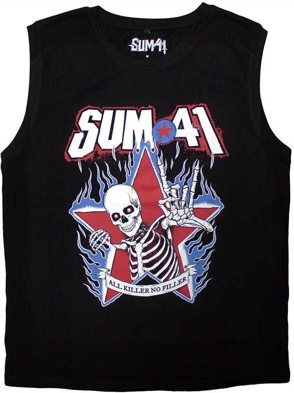 T-shirt Sum 41 All Killer No Filler Skeleton Black L T-shirt