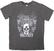 T-shirt Thin Lizzy Angel of Death Stone Wash Charcoal Grey S T-shirt