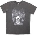 Thin Lizzy Angel of Death Stone Wash Charcoal Grey XL T-särk