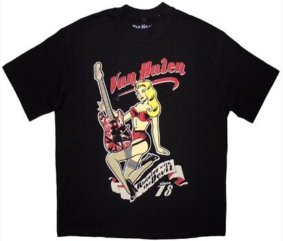 T-shirt Van Halen Running With The Devil Oversized Black 2XL T-shirt - 1