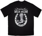 Willie Nelson Outlaw Oversized Black S Tričko