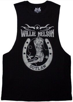 Tricou Willie Nelson Outlaw Vest Black L Tricou - 1