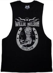 T-särk Willie Nelson Outlaw Oversized Unisex Tank Top (Vest)/Black/Sleeveless
