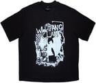 Wu-Tang Clan Graffiti Oversized Black S T-Shirt